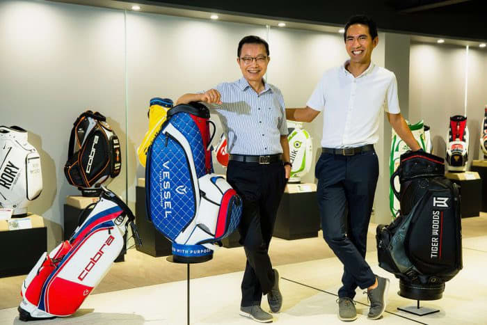 David Shaw, left, and his son, Vessel CEO and founder Ronnie Shaw